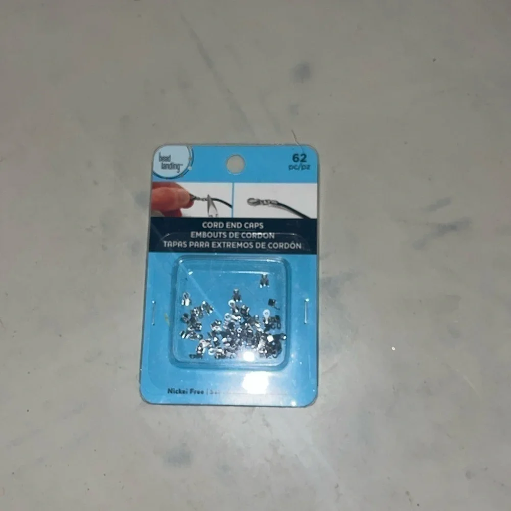 Cord end Caps for jewelry NWT never got a chance to use them